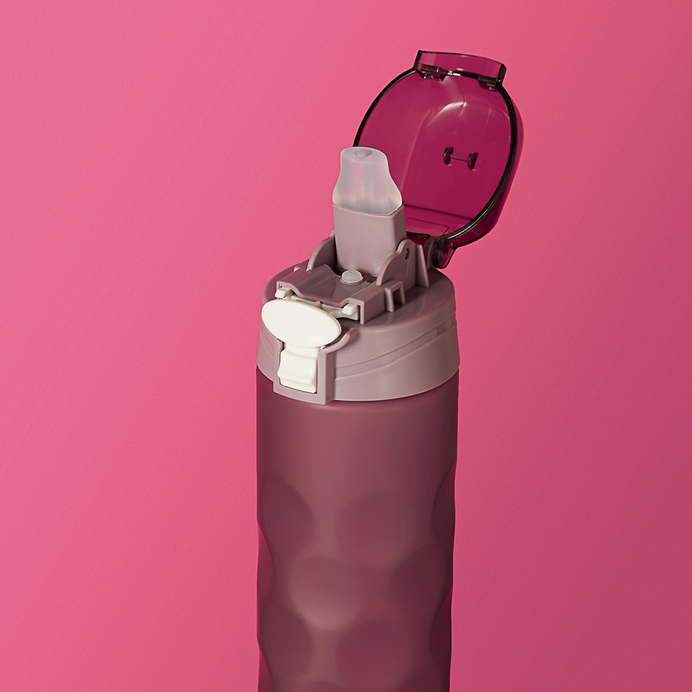 SILAPRO MAX Бутылка спортивная с поильником и замком, ELDERBERRY, 700мл, PC, арт.№ 088-036