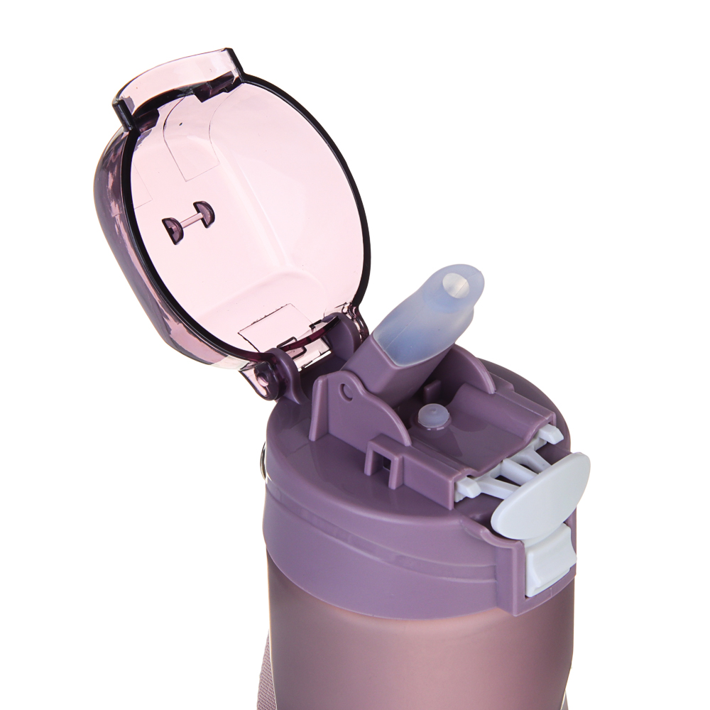 SILAPRO MAX Бутылка спортивная с поильником и замком, ELDERBERRY, 700мл, PC, арт.№ 088-036