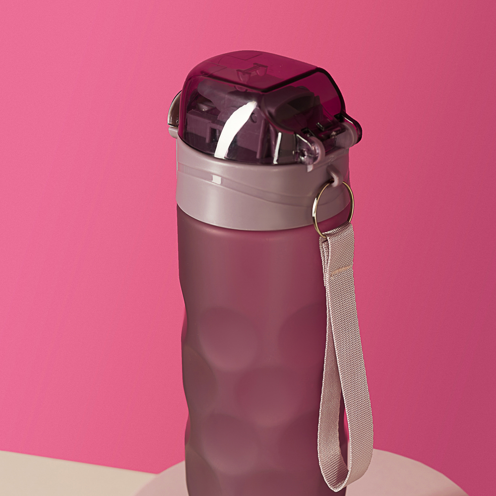 SILAPRO MAX Бутылка спортивная с поильником и замком, ELDERBERRY, 700мл, PC, арт.№ 088-036