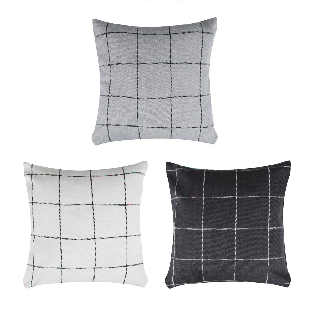 PROVANCE Сканди Наволочка декоративная 40х40см, 100% хлопок, 3 цвета, арт.№ 497-043