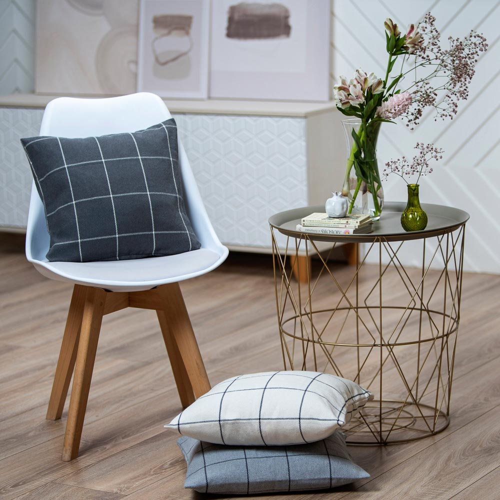 PROVANCE Сканди Наволочка декоративная 40х40см, 100% хлопок, 3 цвета, арт.№ 497-043