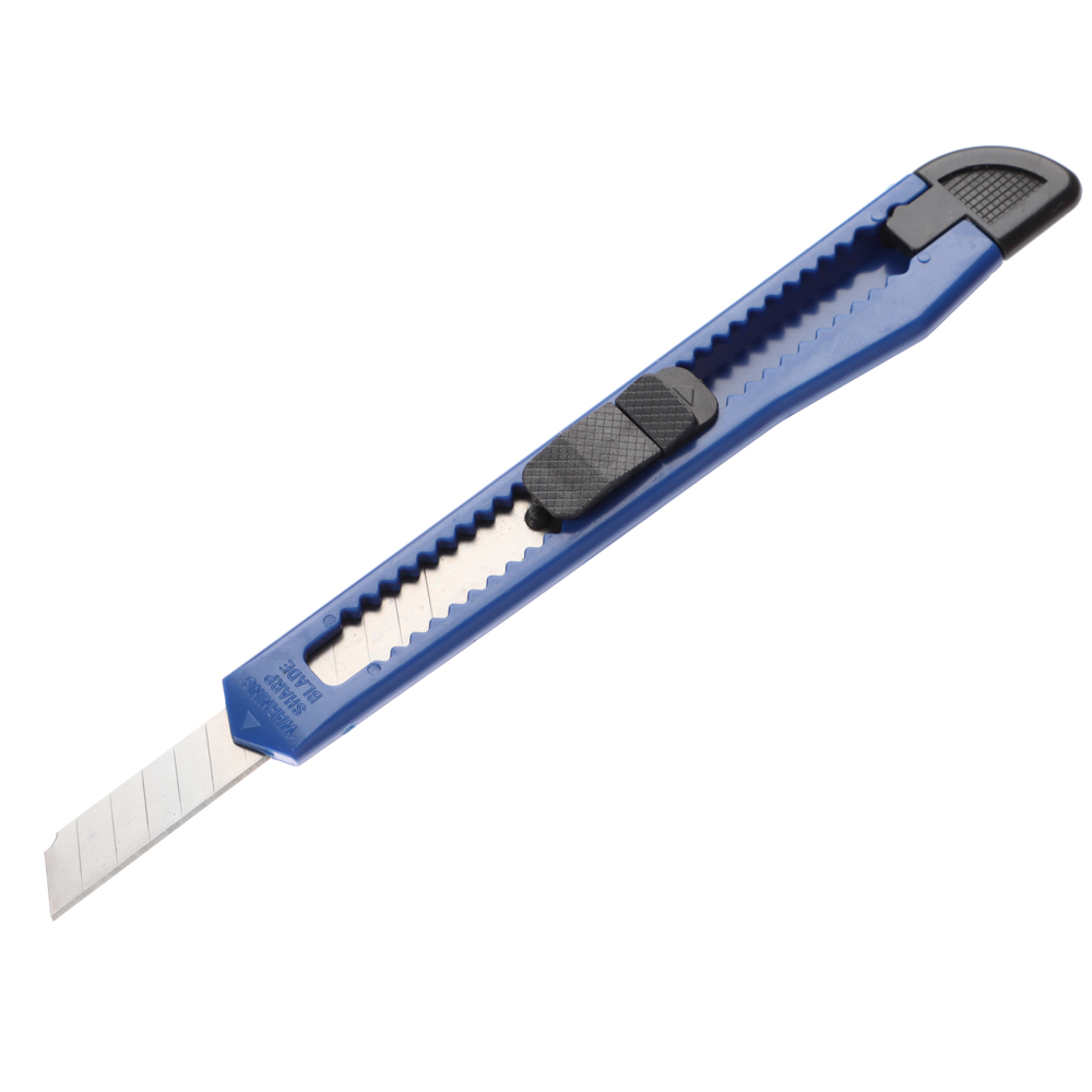 Нож канцелярский ClipStudio малый, лезвие до 9мм, 13х2см, ассорти 4 цвета, в пакете, арт.№ 102-068