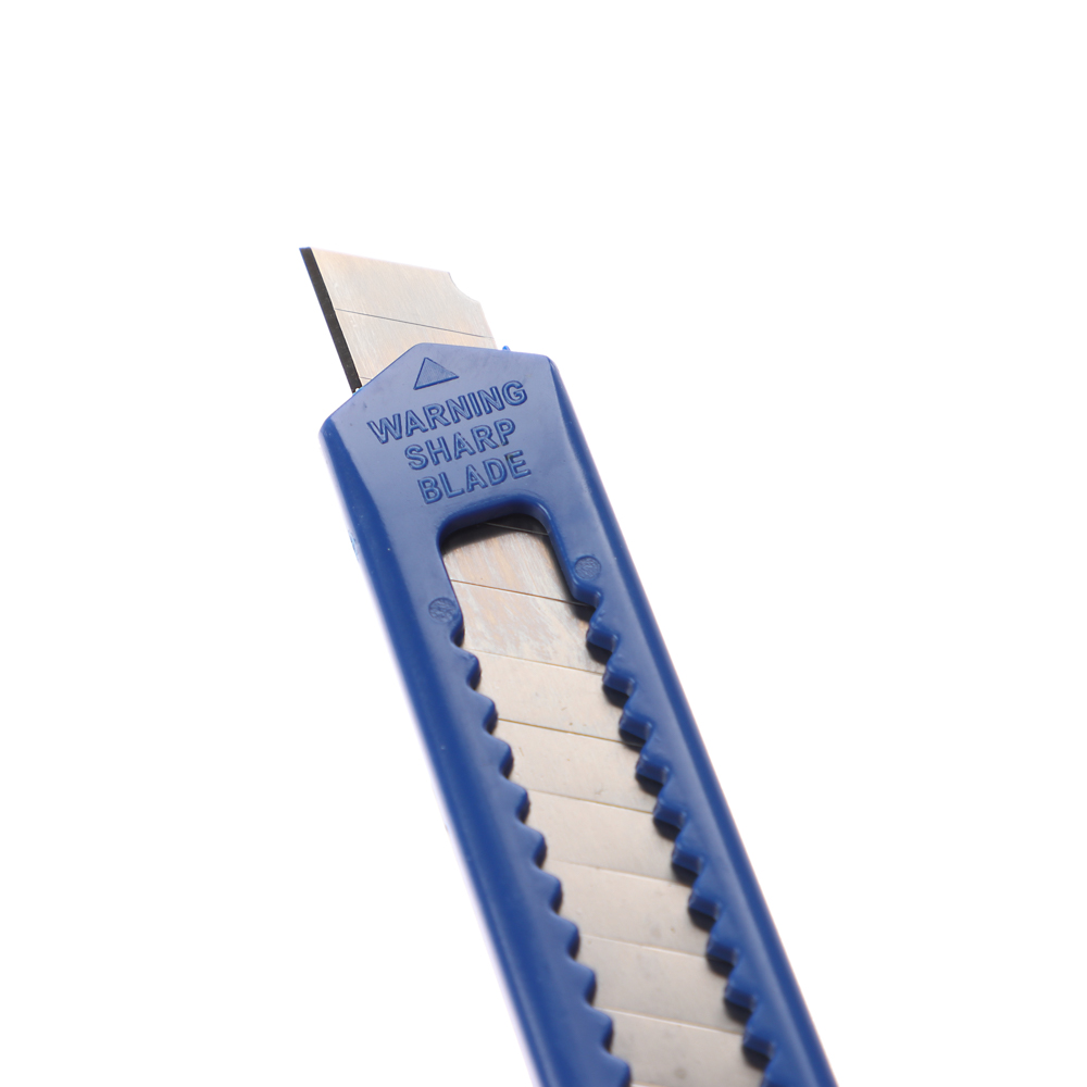 Нож канцелярский ClipStudio малый, лезвие до 9мм, 13х2см, ассорти 4 цвета, в пакете, арт.№ 102-068