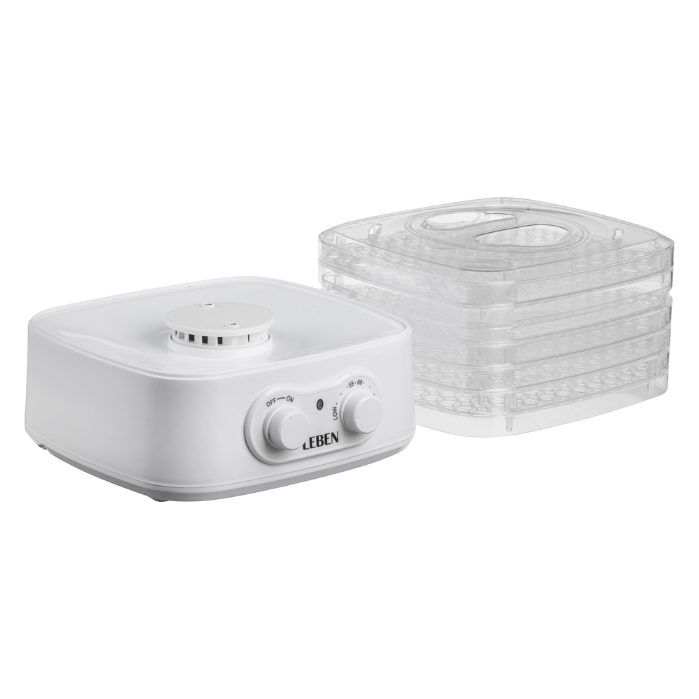 LEBEN Сушилка для овощей и фруктов, 250Вт, 5 уровней, арт.№ 288-001