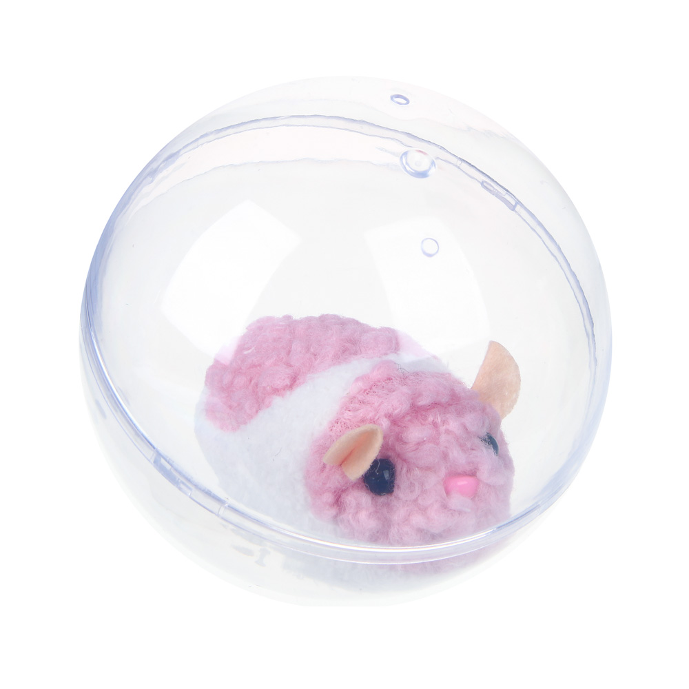 ИГРОЛЕНД Игрушка интерактивная-сюрприз "Электро-хомяки", 1хААА, пластик, полиэстер, 5 дизайнов, арт.№ 272-766