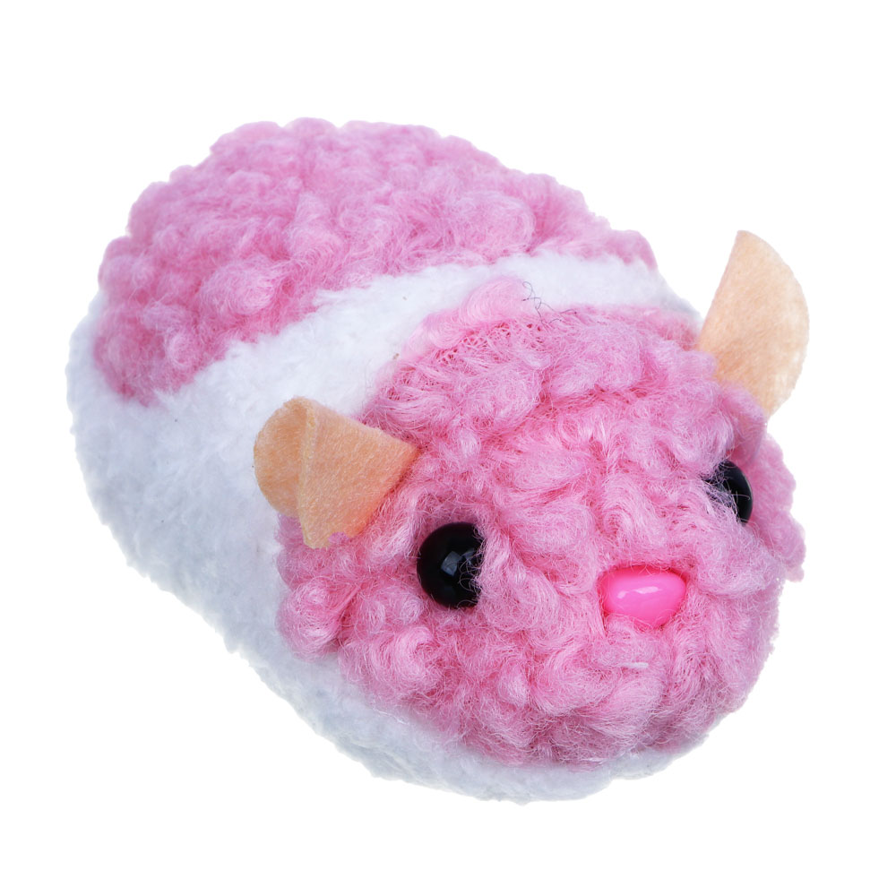 ИГРОЛЕНД Игрушка интерактивная-сюрприз "Электро-хомяки", 1хААА, пластик, полиэстер, 5 дизайнов, арт.№ 272-766