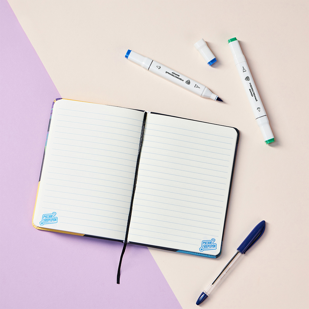 BY Русские Супергерои Зап.книжка 17,8х13см, 112л., тв.обл.с порол., ПУ "софт тач", магнит,"Пересвет", арт.№ 557-087