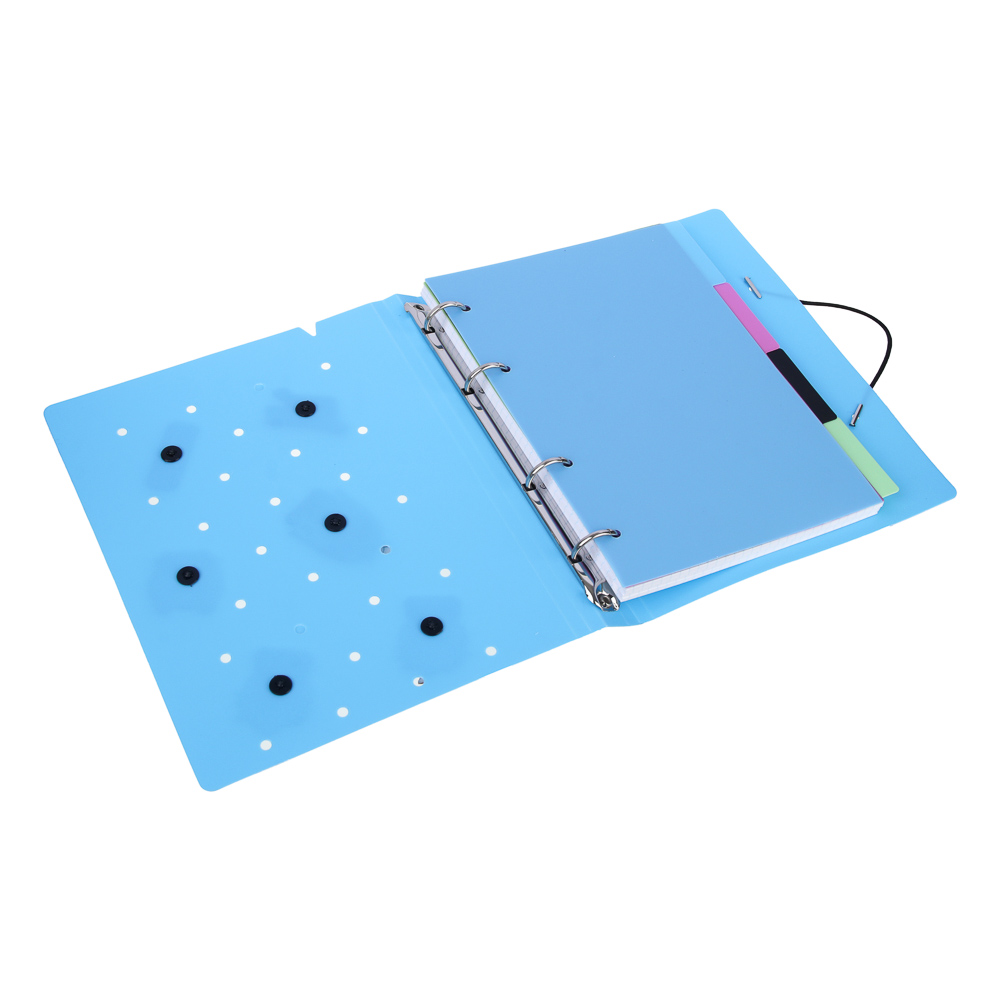 Тетрадь А5 BY Русские Супергерои "Кавай", с кольцевым механизмом, заменяемый блок 80 листов, 6 съемных фигурок, 3 дизайна, арт.№ 557-088