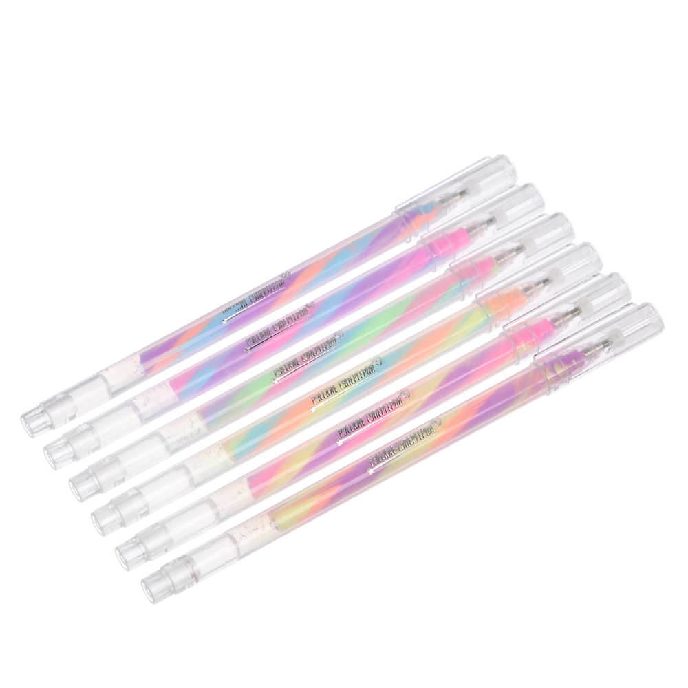 BY Русские Супергерои Набор ручек гелевых, 6шт, многоцв., флуор.чернила, 1,2мм, "Джуниор", ПВХ бокс, арт.№ 627-007