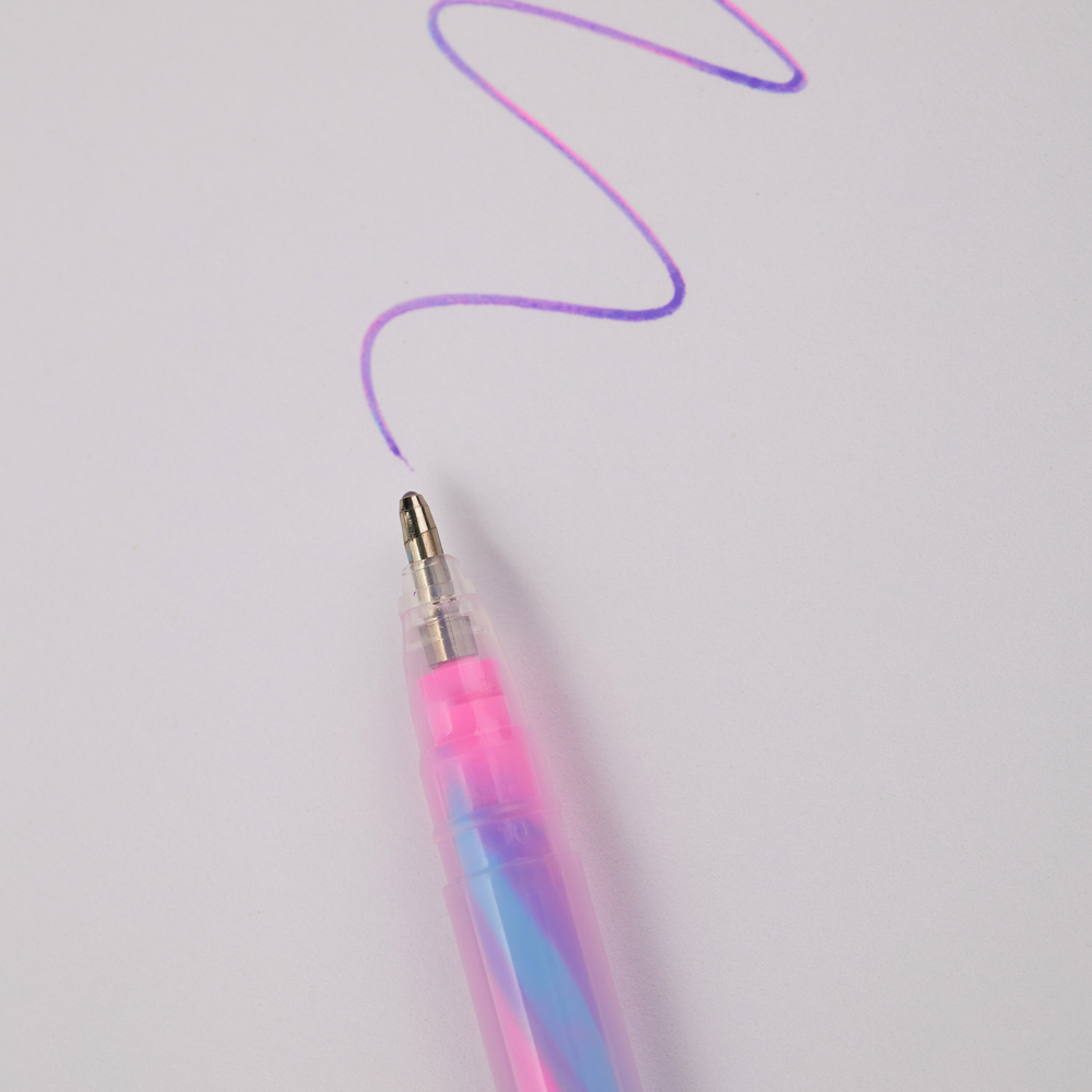 BY Русские Супергерои Набор ручек гелевых, 6шт, многоцв., флуор.чернила, 1,2мм, "Джуниор", ПВХ бокс, арт.№ 627-007