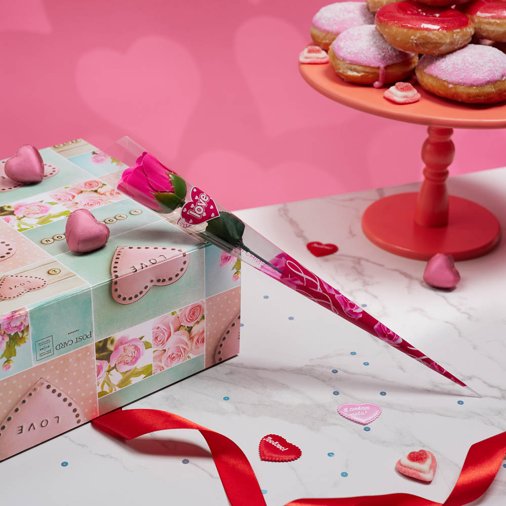 LADECOR Роза из мыльных лепестков, 4 цвета, арт 2, арт.№ 585-003