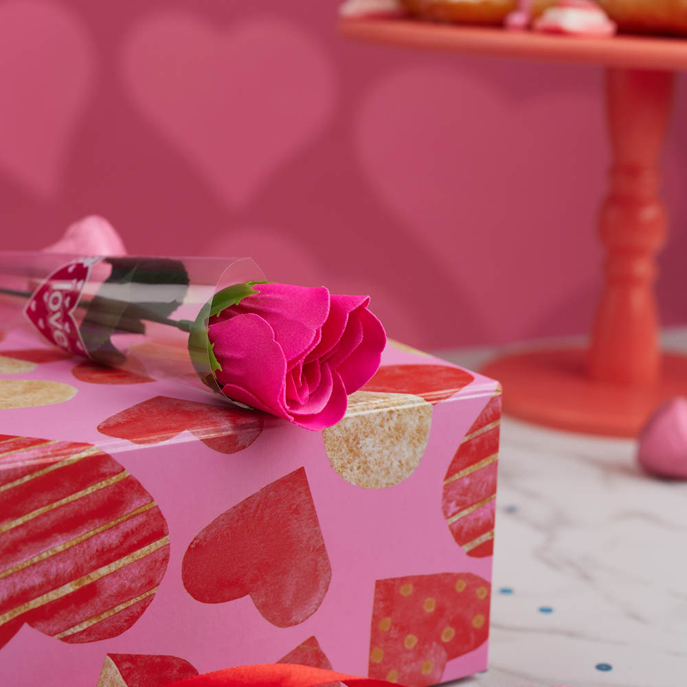 LADECOR Роза из мыльных лепестков, 4 цвета, арт 2, арт.№ 585-003