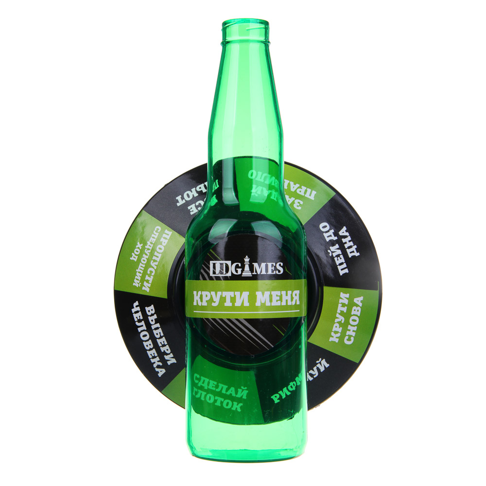 LDGames Игра для компании "Бутылочка: Крути -пей", пластик, металл, арт.№ 538-001