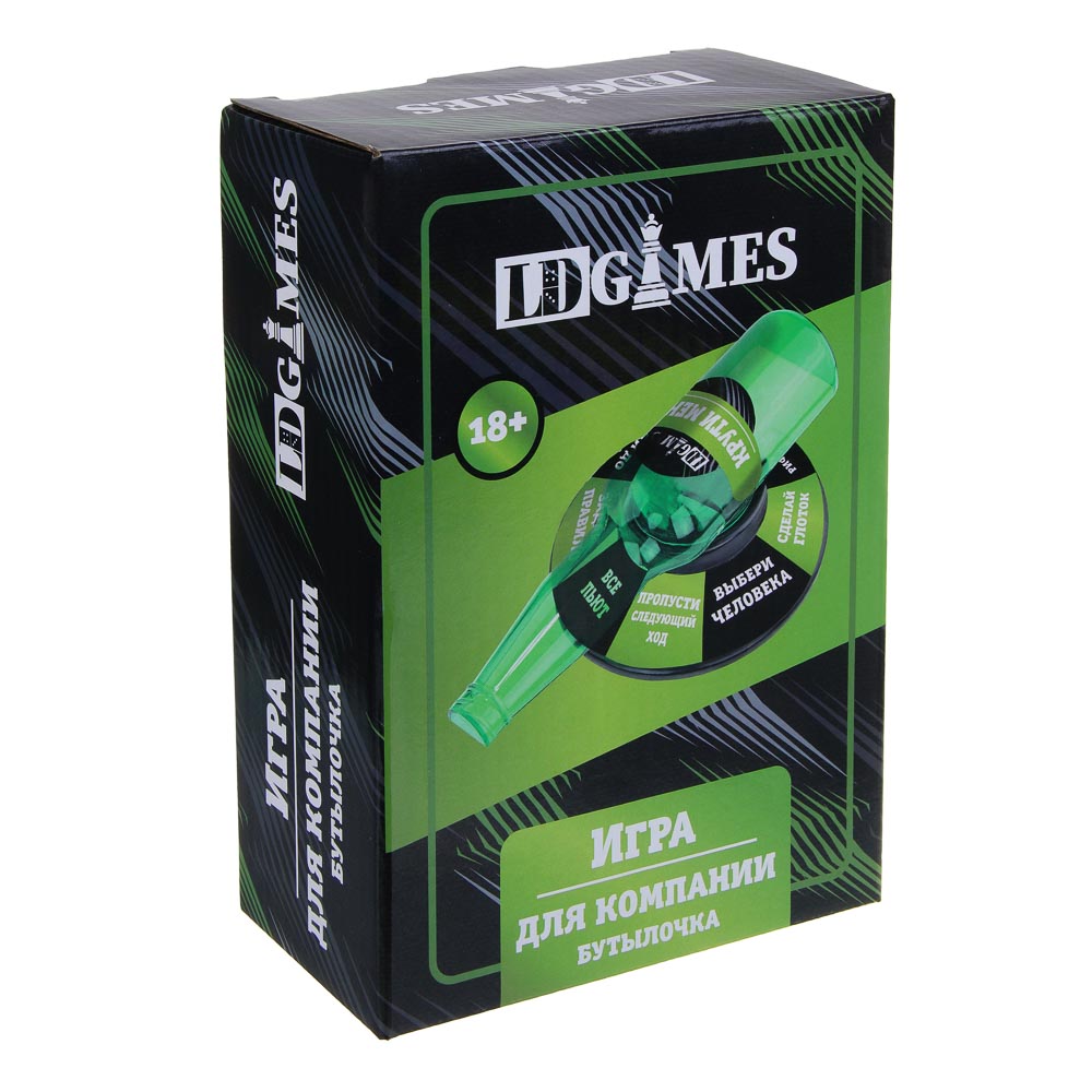 LDGames Игра для компании "Бутылочка: Крути -пей", пластик, металл, арт.№ 538-001