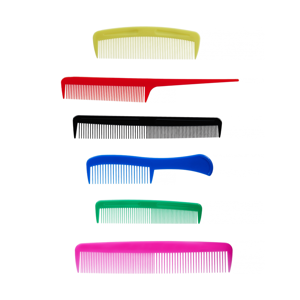 Набор расчесок тм ЮНИLOOK, 6шт, пластик, арт.№ 319-097
