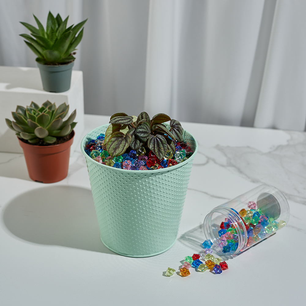 INBLOOM Декор для кашпо Кристаллы, 10х6см, стекло, 175г (±10г), арт.№ 173-006