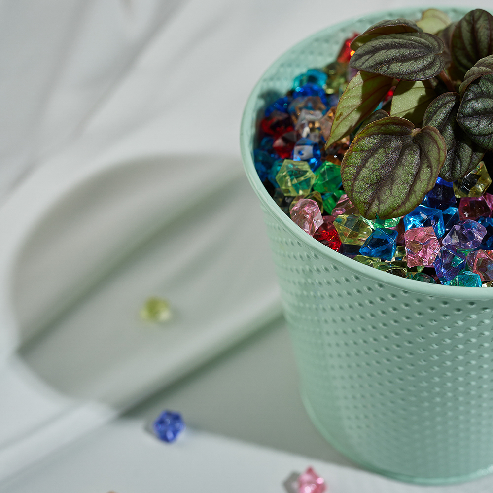 INBLOOM Декор для кашпо Кристаллы, 10х6см, стекло, 175г (±10г), арт.№ 173-006