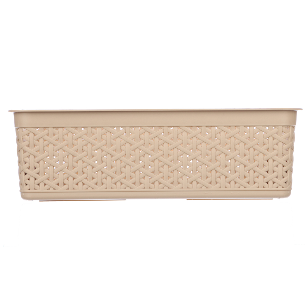 Корзинка универсальная Natural Style, 2,5л, 25,7х15,8х8см, пластик, 3 цвета, BQ1206, арт.№ 406-111