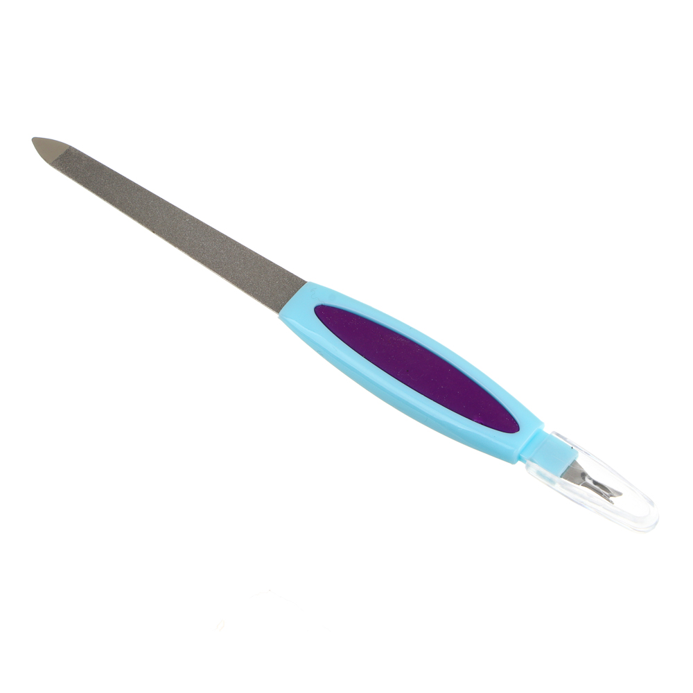 ЮНИLOOK Набор маникюрный 3 пр. (пилка металлическая с триммером, ножницы, пинцет), арт.10-9, арт.№ 305-415