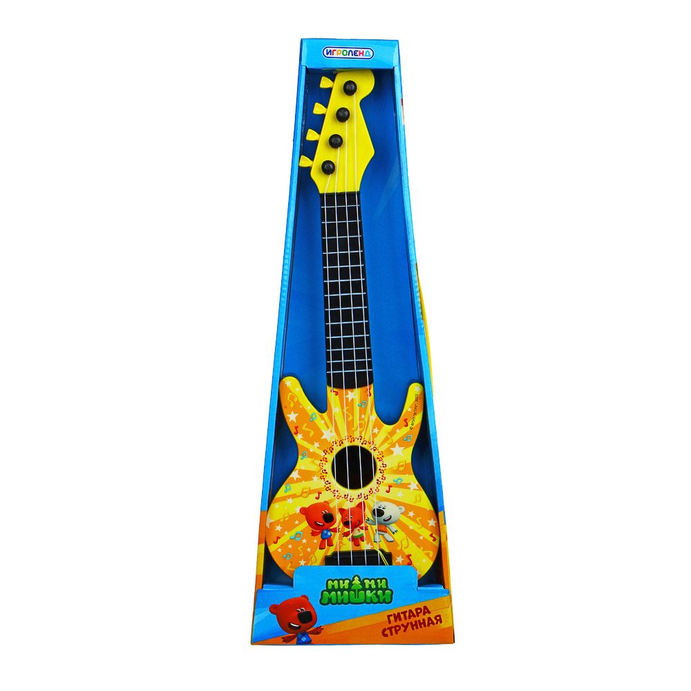 ИГРОЛЕНД Игрушка музыкальная гитара "Мимимишки", ABS, нейлон,43х14,5х3,7см, арт.№ 889-079