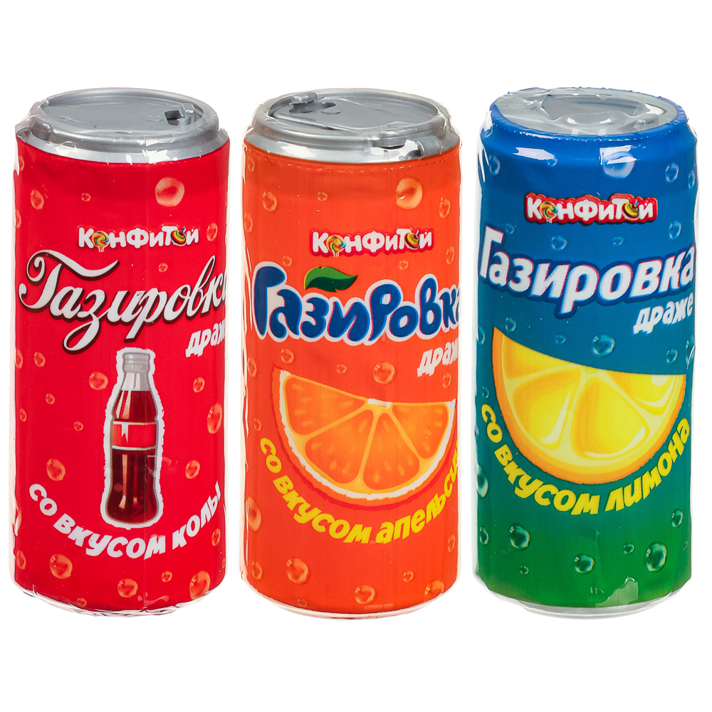 ГАЗИРОВКА Драже в баночке, 7г, арт.№ 347-287