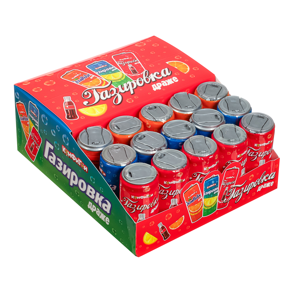 ГАЗИРОВКА Драже в баночке, 7г, арт.№ 347-287