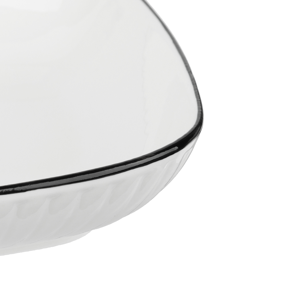 MILLIMI Соло Блюдо квадратное, 700мл, 19,5х4см, фарфор, арт.№ 816-009