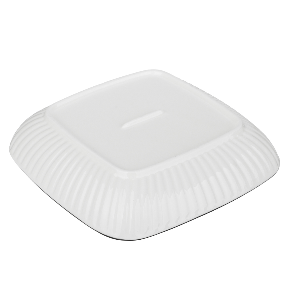 MILLIMI Соло Блюдо квадратное, 700мл, 19,5х4см, фарфор, арт.№ 816-009