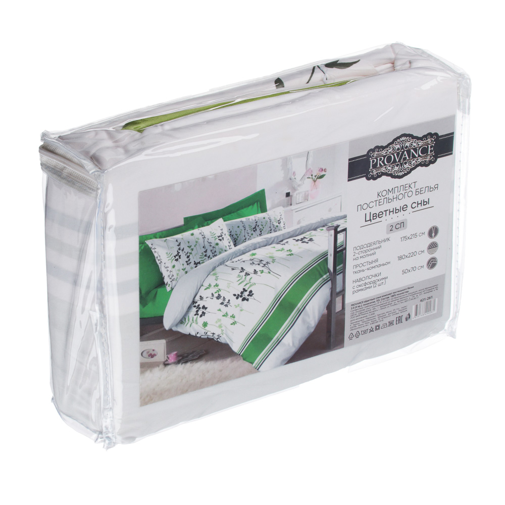 PROVANCE Цветные сны Комплект пост белья 2,0 (4пр.), полисатин, ПЭ, 80 гр/м, 4 дизайна, арт.№ 421-261