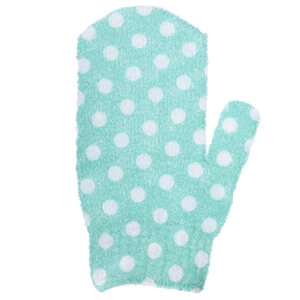 Мочалка-скрабер, варежка, 11х20см, 4 цвета, арт.№ 361-019