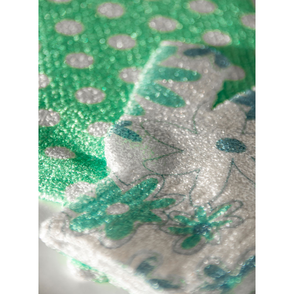 Мочалка-скрабер, варежка, 11х20см, 4 цвета, арт.№ 361-019