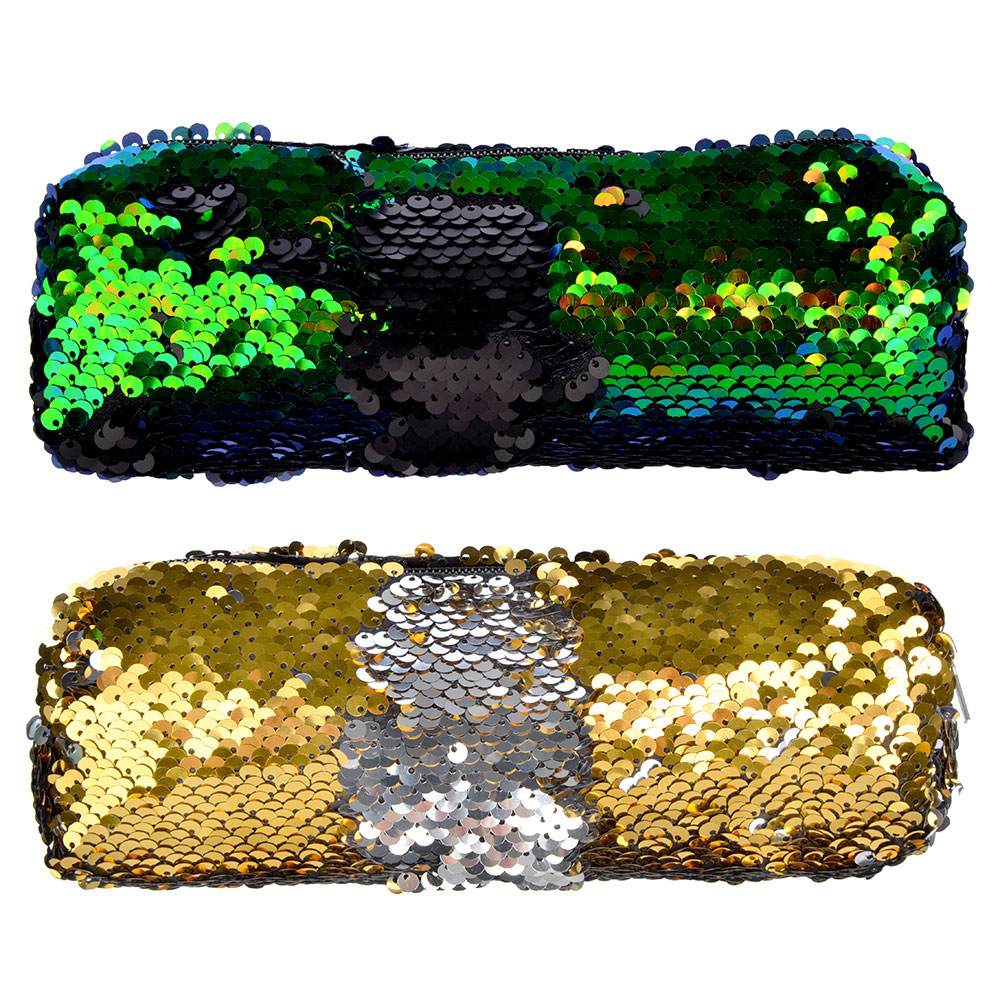 Пенал - хамелеон (меняющий цвет) квадратный, 20х5х5 см, 2 цвета, с антисминаемым вкладышем, арт.№ 238-050