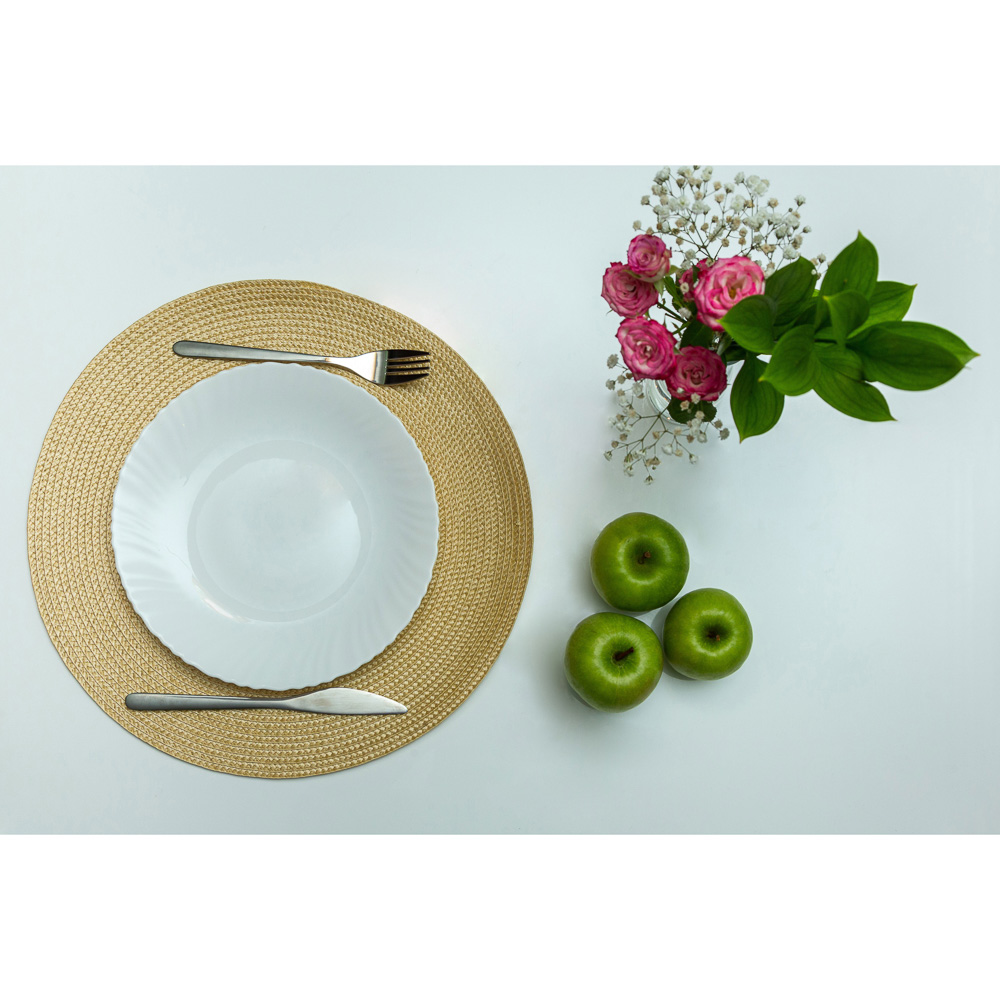 Салфетка сервировочная "Классика", d38см, 3 цвета, арт.№ 890-019