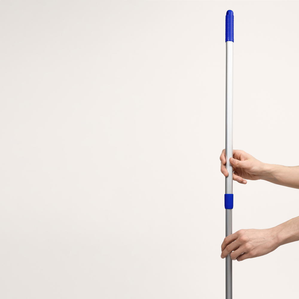 Окномойка тм VETTA, телескопическая ручка 58-96см, нерж.сталь, скребок 23см+микрофибра 25х7см, арт.№ 444-068