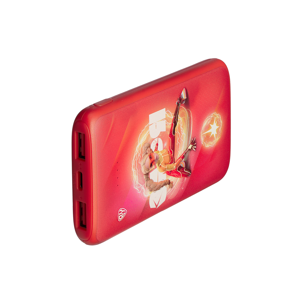 BY Аккумулятор мобильный, 5000 мАч, 2xUSB-A, 1xUSB-C,1xMicro-USB, QC+PD, 5А, Герои, ЗАРЯ, арт.№ 031-085