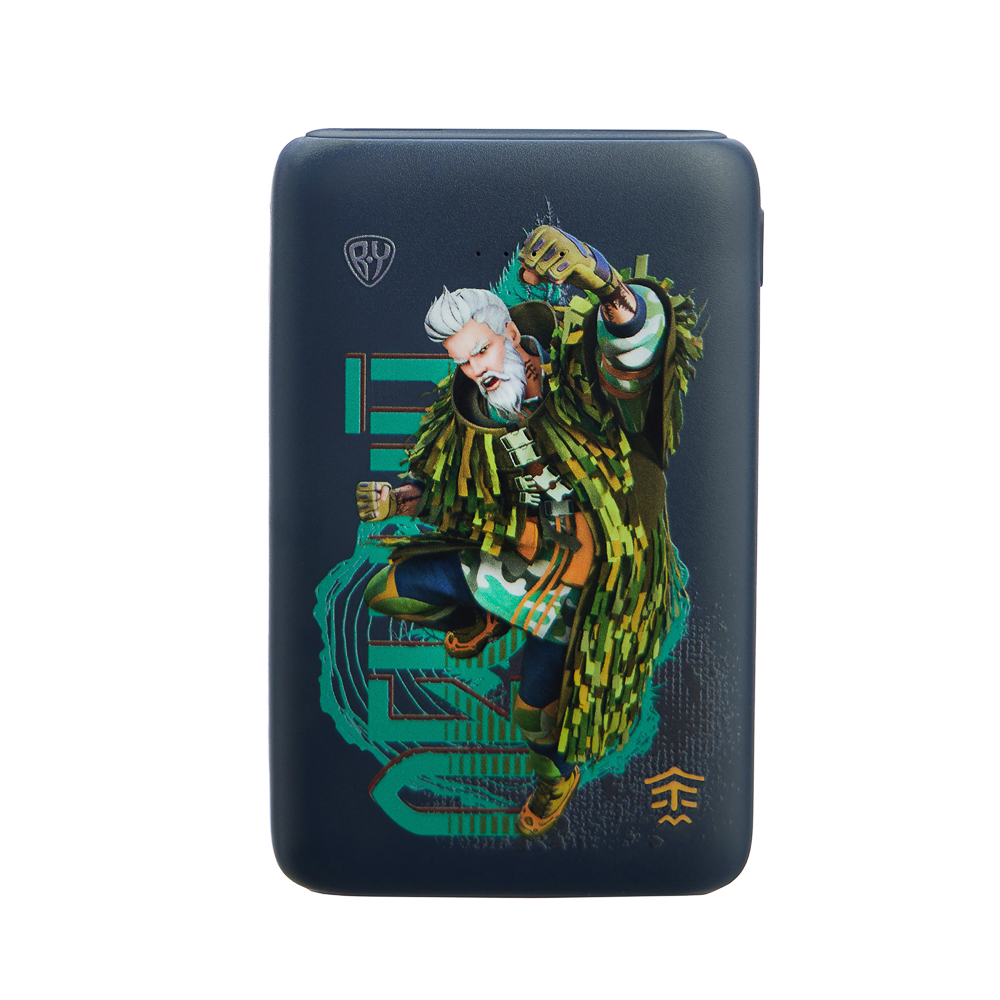 BY Аккумулятор мобильный, 5000 мАч, 2xUSB-A, 1xUSB-C,1xMicro-USB, QC+PD, 5А, Герои, ЛЕШИЙ, арт.№ 031-087