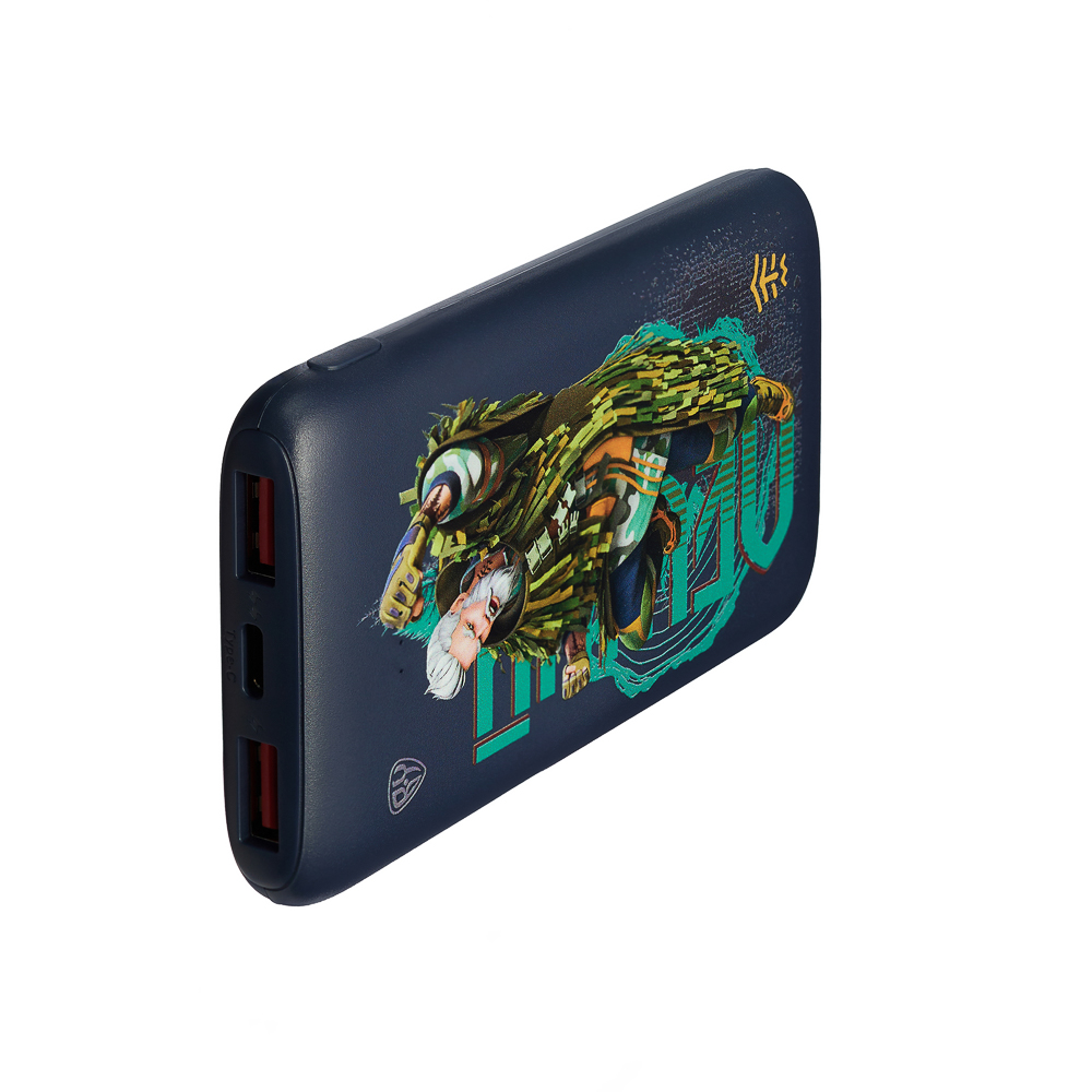 BY Аккумулятор мобильный, 5000 мАч, 2xUSB-A, 1xUSB-C,1xMicro-USB, QC+PD, 5А, Герои, ЛЕШИЙ, арт.№ 031-087