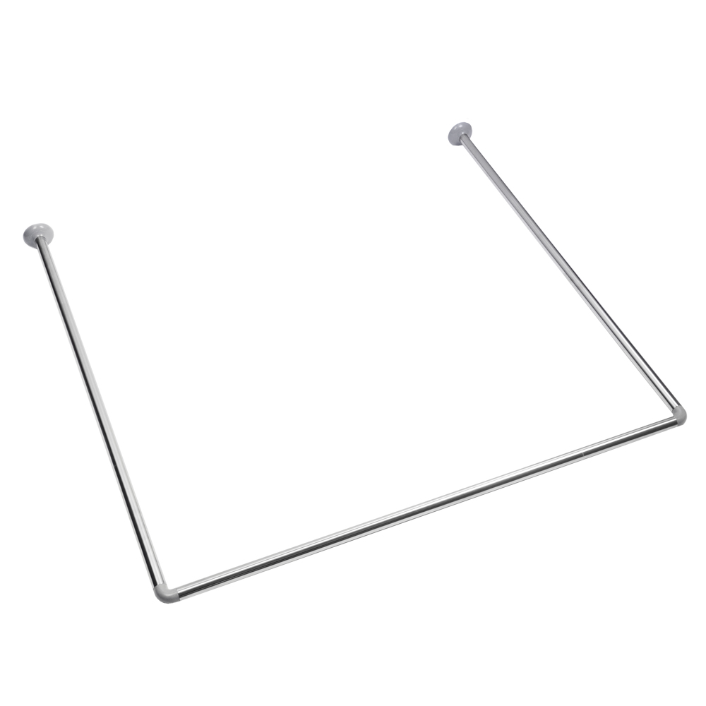VETTA Карниз для ванной угловой 90x90x90см, нерж.сталь, арт.№ 461-142