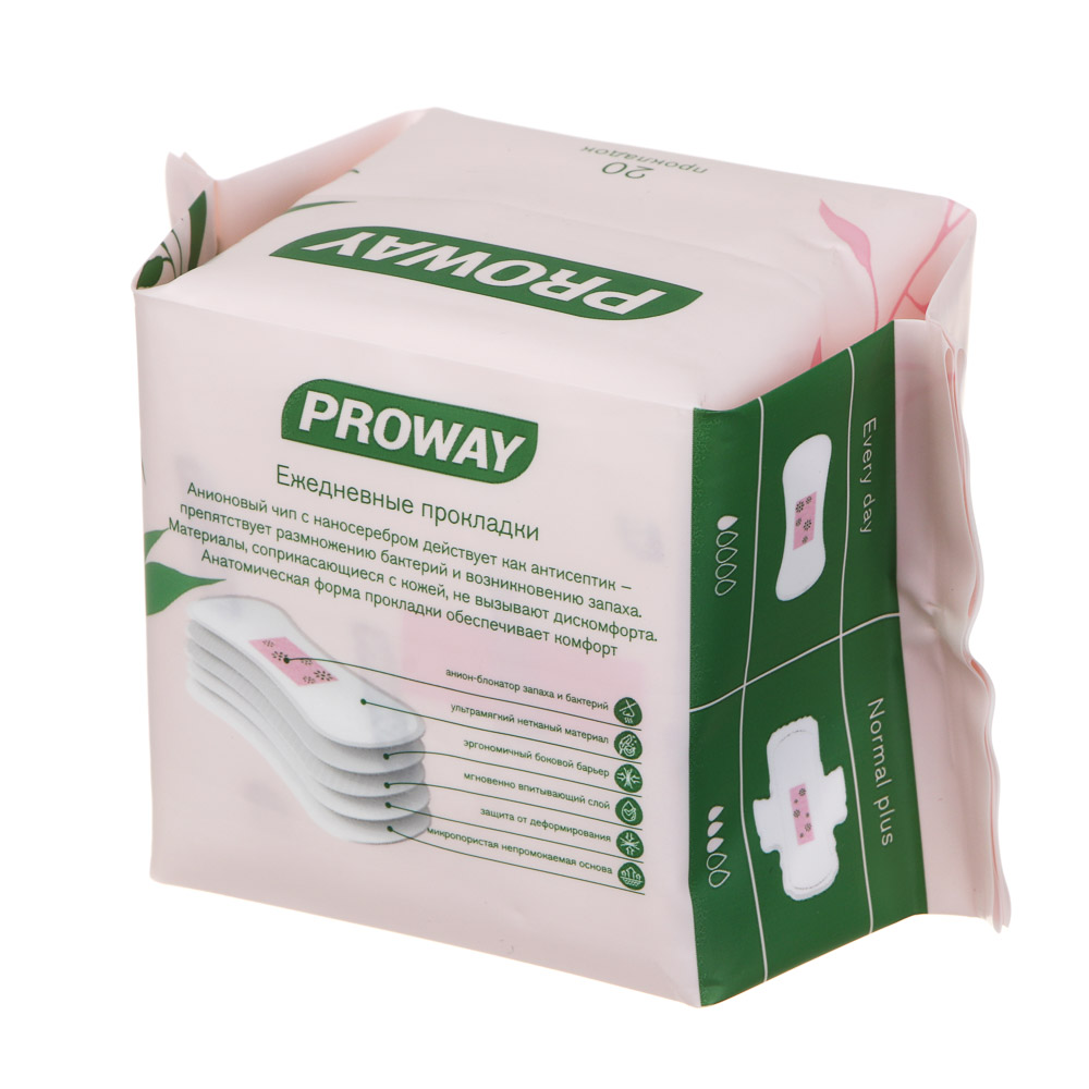PROWAY Прокладки ежедневные, 20шт, арт.№ 939-031