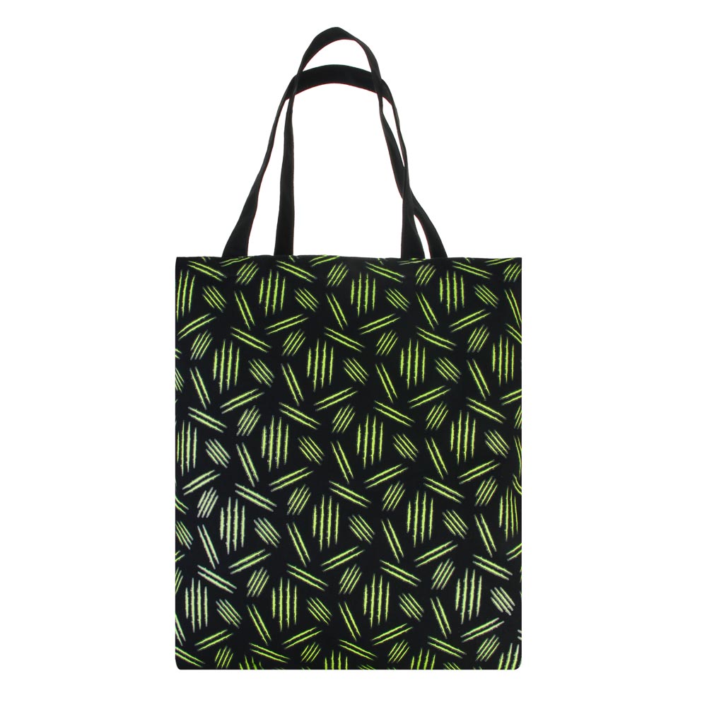 Супер-Кот Сумка-шоппер, 38x42см, внутр.карман, ручки 58 см, черный ПЭ под ткань, серия "Скетч", арт.№ 811-029