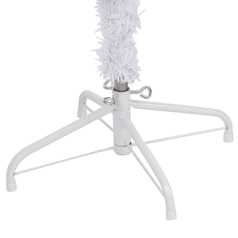 Ель искусственная белая 180см, 750 веток, ПВХ, арт.№ 355-022