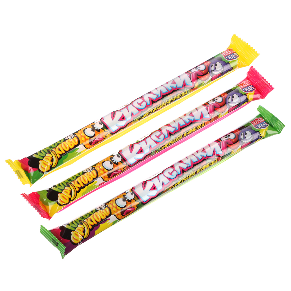 Драже сахарное с хрустящей начинкой "Кислики Клево-Фруктово" 18г, арт.№ 347-357