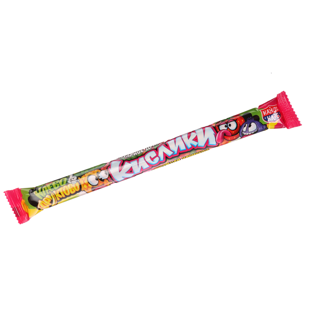 Драже сахарное с хрустящей начинкой "Кислики Клево-Фруктово" 18г, арт.№ 347-357