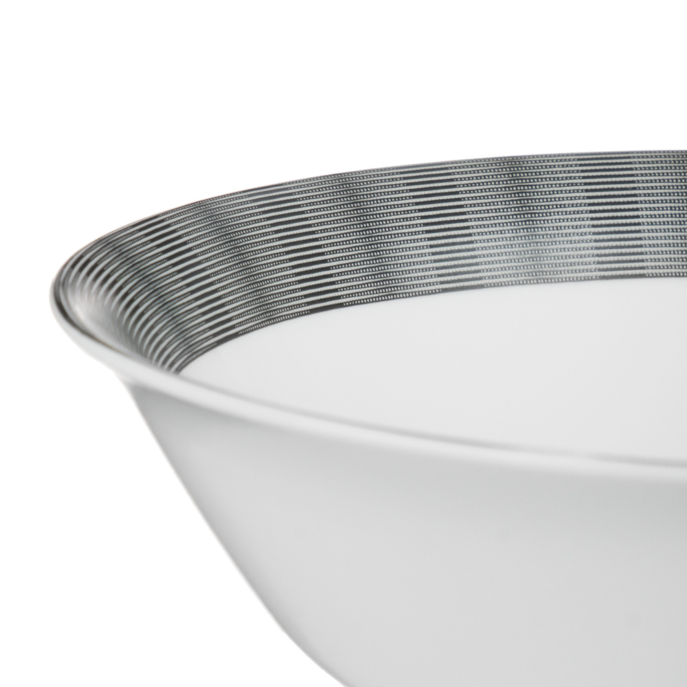 MILLIMI Графит Салатник, опаловое стекло, 550мл, 16.5х4.8см, арт.№ 818-255