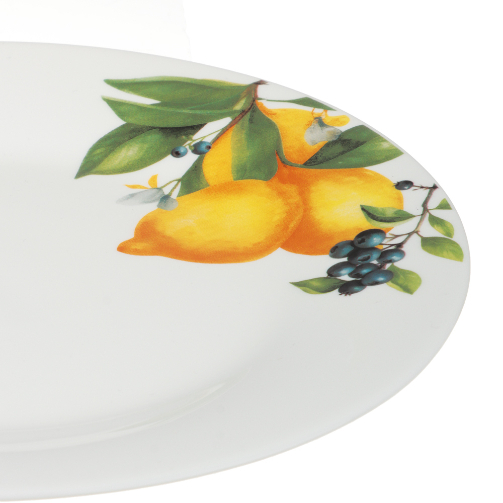 MILLIMI Лимоны Тарелка десертная, опаловое стекло, 20см, арт.№ 818-264