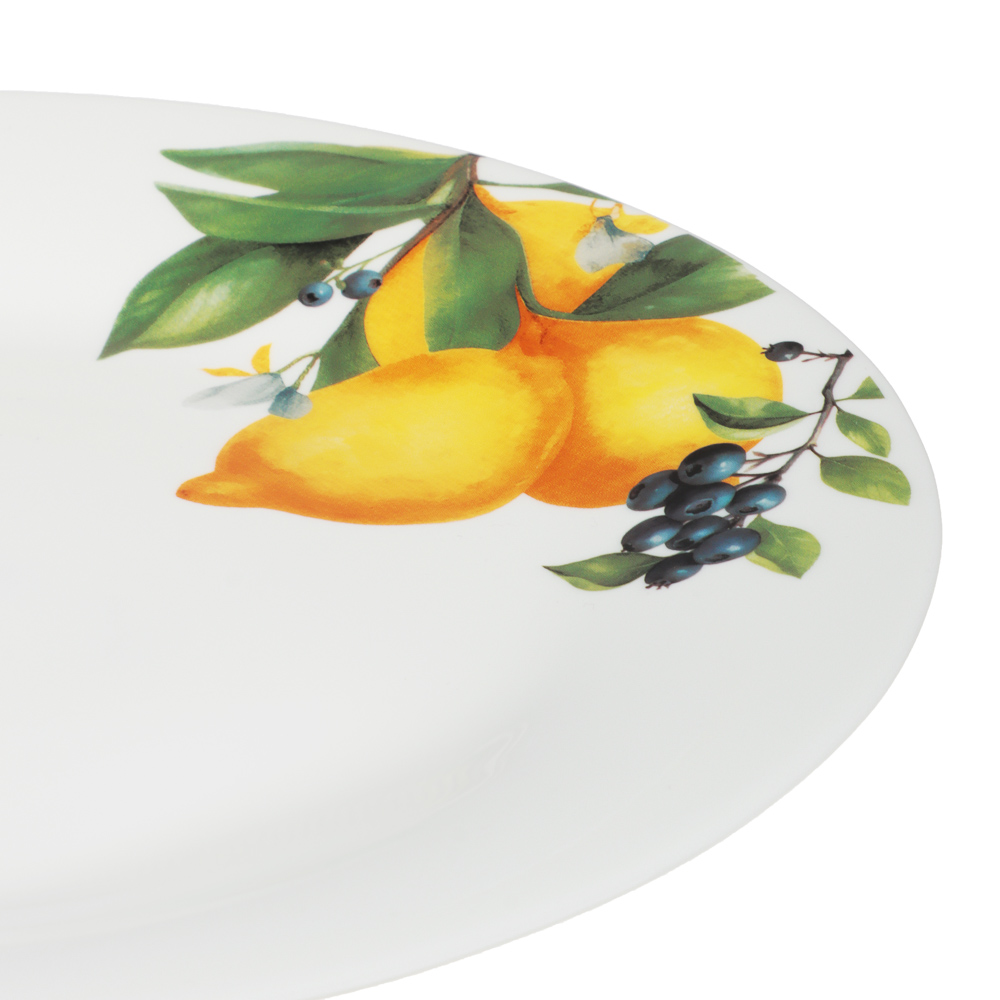 MILLIMI Лимоны Тарелка подстановочная, опаловое стекло, 25см, арт.№ 818-267