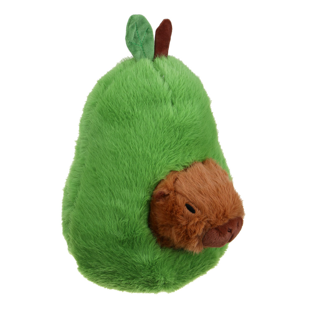 ИГРОЛЕНД Игрушка мягкая "Капибара в авокадо" полиэстер, 35 см, арт.№ 264-433