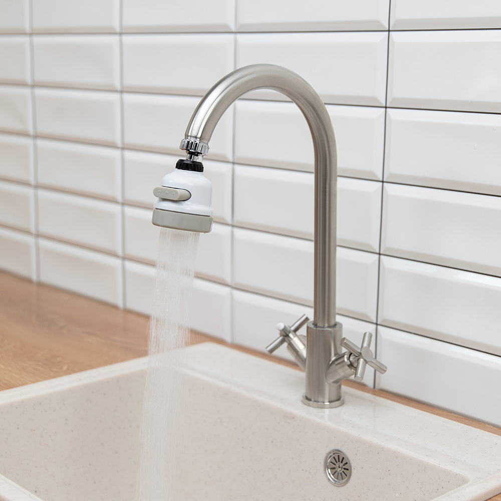 Аэратор-насадка для смесителя универсальная, 3 режима, арт.№ 565-017