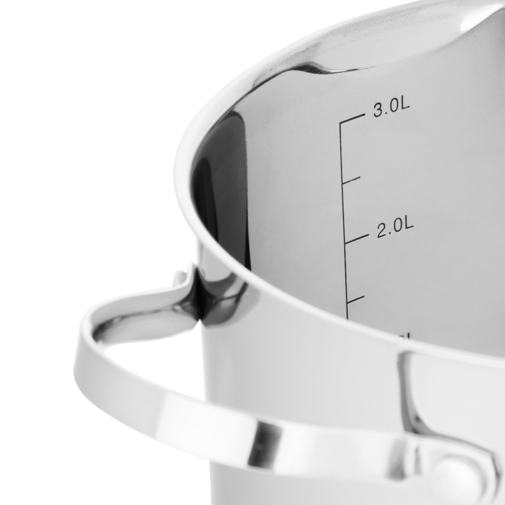 VETTA Бирмингем Кастрюля 20х12,5см, 3,6л, со стекл. крышкой, индукция, арт.№ 822-137