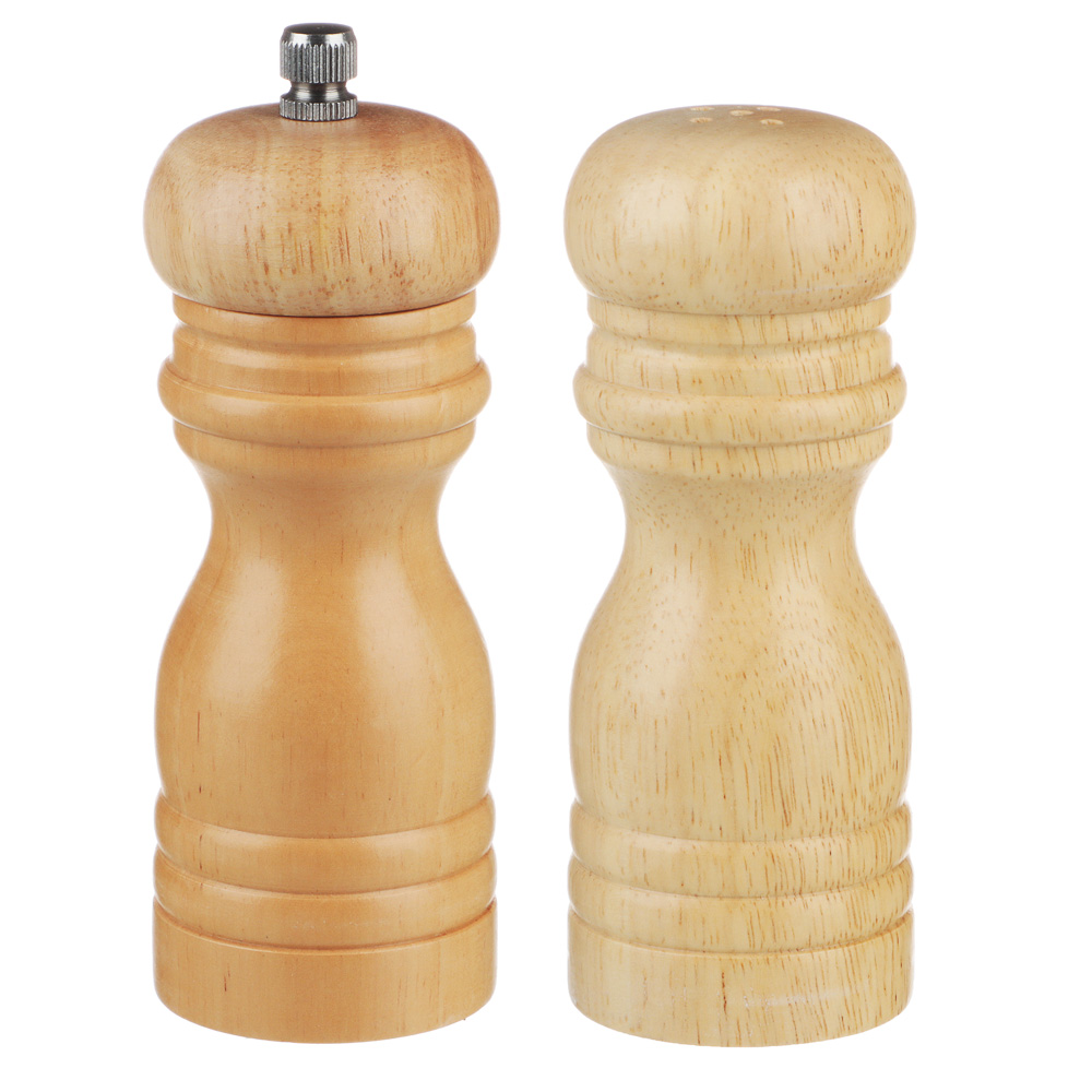 VETTA Набор для специй 2пр. мельница 14см + солонка 13см, дерево, P6 9905SP, арт.№ 827-018